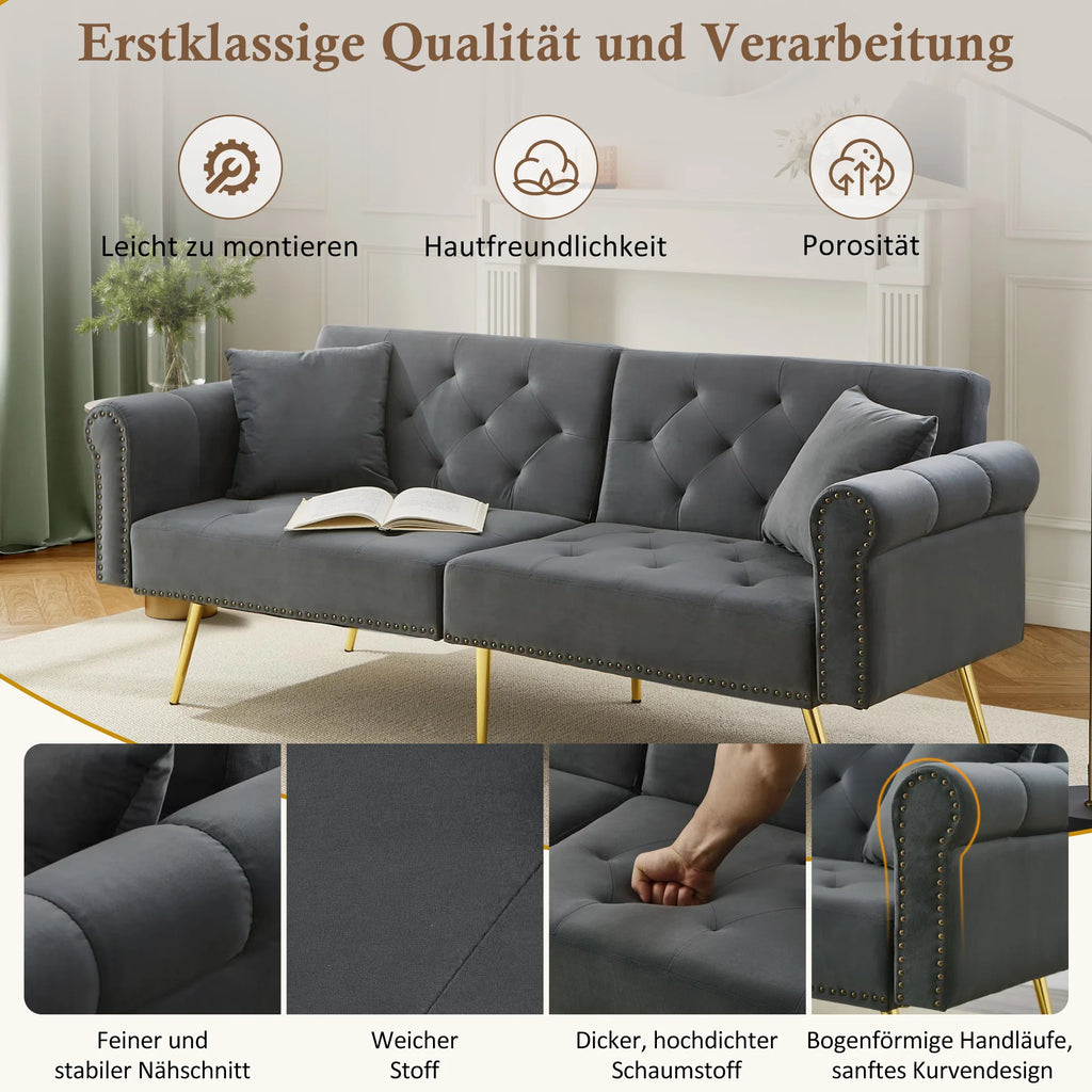 Modernes 2-Sitzer-Schlafsofa