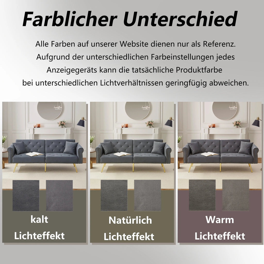 Modernes 2-Sitzer-Schlafsofa
