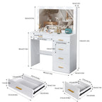 11 LED-lampor, sminkbord