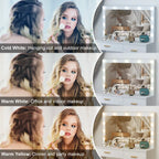 11 LED-lampor, sminkbord