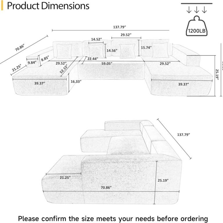 U-Shaped Sectional Sofa - MDS-S095-5